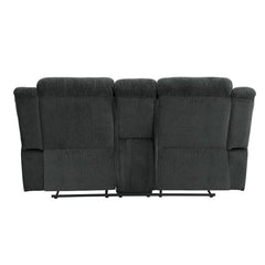 Nutmeg Gray Double Reclining Loveseat - Ornate Home