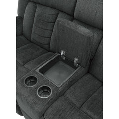 Nutmeg Gray Double Reclining Loveseat - Ornate Home