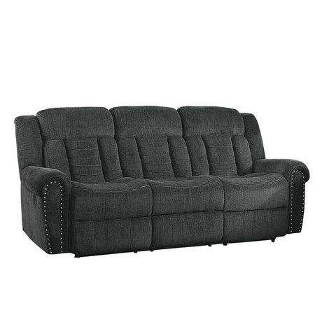 Nutmeg Gray Double Reclining Sofa - Ornate Home