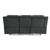 Nutmeg Gray Double Reclining Sofa - Ornate Home