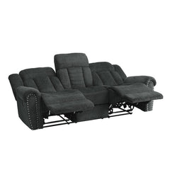 Nutmeg Gray Double Reclining Sofa - Ornate Home