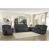 Nutmeg Gray Double Reclining Sofa - Ornate Home