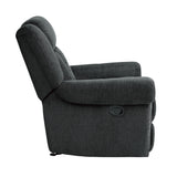 Nutmeg Gray Glider Reclining Chair - Ornate Home