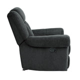 Nutmeg Gray Glider Reclining Chair - Ornate Home