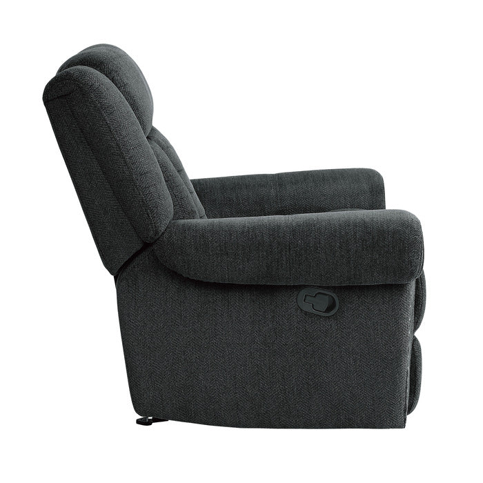 Nutmeg Gray Glider Reclining Chair - Ornate Home
