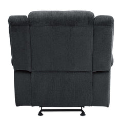 Nutmeg Gray Glider Reclining Chair - Ornate Home