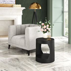 Nuuk Black Side Table - Ornate Home