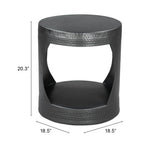 Nuuk Black Side Table - Ornate Home