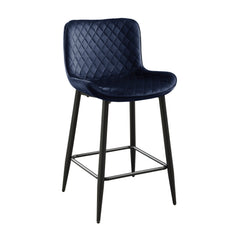 Nya Blue Counter Height Chair (Set of 2) - Ornate Home