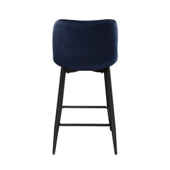 Nya Blue Counter Height Chair (Set of 2) - Ornate Home