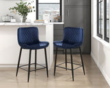 Nya Blue Counter Height Chair (Set of 2) - Ornate Home