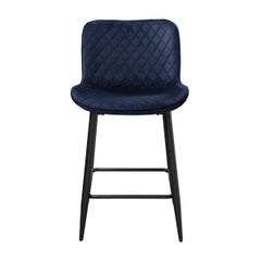 Nya Blue Counter Height Chair (Set of 2) - Ornate Home