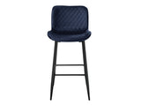 Nya Blue Pub Height Chair (Set of 2) - Ornate Home