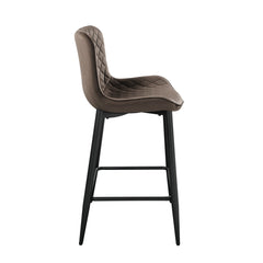 Nya Brown Counter Height Chair (Set of 2) - Ornate Home