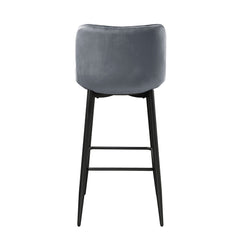 Nya Dark Gray Pub Height Chair (Set of 2) - Ornate Home
