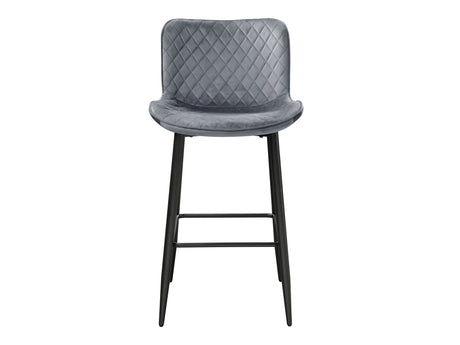 Nya Dark Gray Pub Height Chair (Set of 2) - Ornate Home