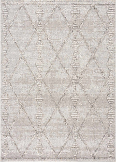 Nyla Bone Indoor & Outdoor Rug - 2x3 - Clearance - Ornate Home