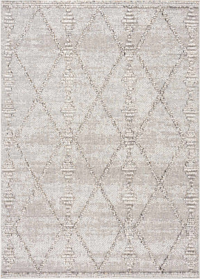 Nyla Bone Indoor & Outdoor Rug - 2x3 - Clearance - Ornate Home