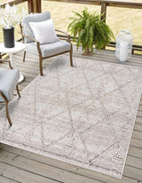 Nyla Bone Indoor & Outdoor Rug - 2x3 - Clearance - Ornate Home