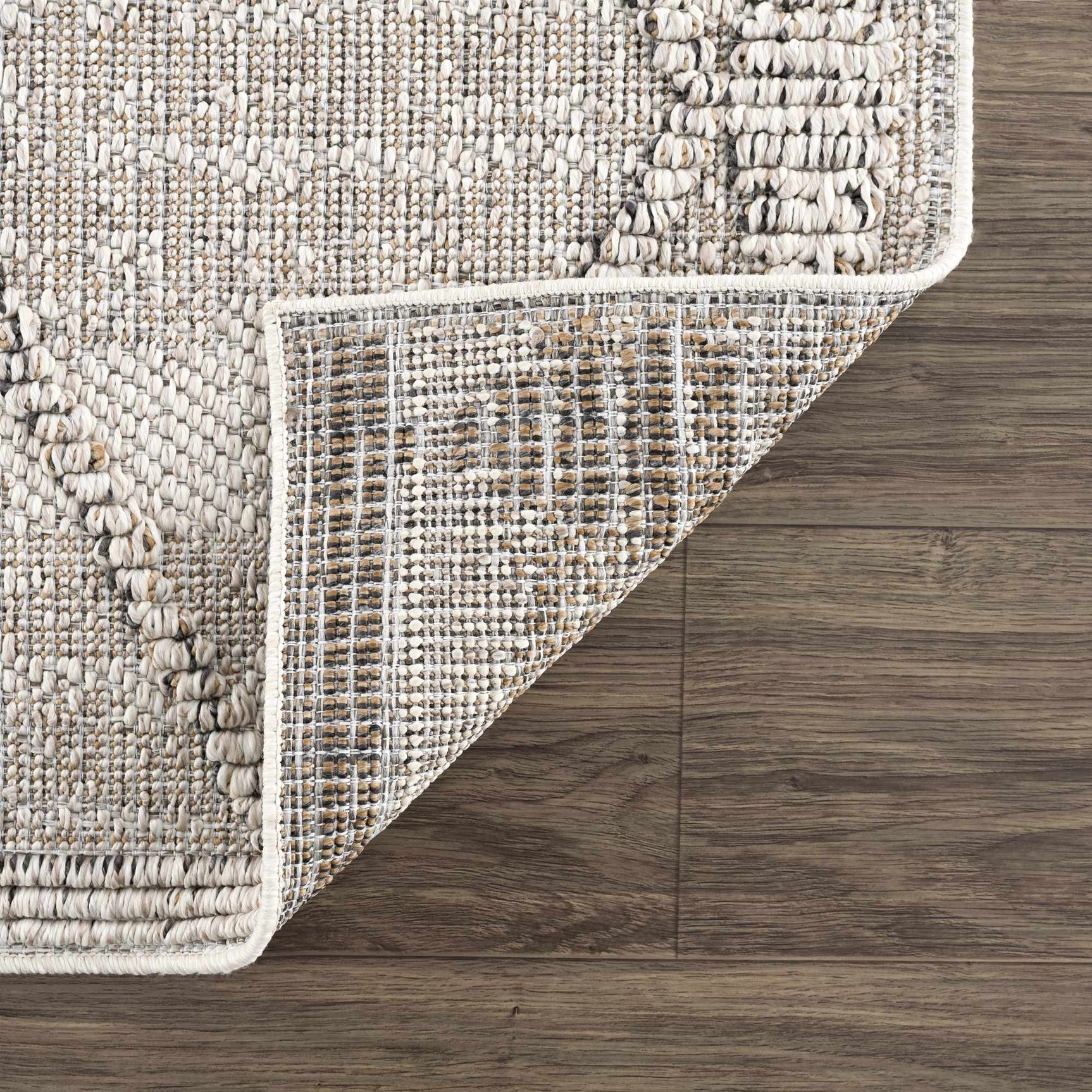 Nyla Bone Indoor & Outdoor Rug - 2x3 - Clearance - Ornate Home