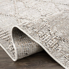 Nyla Bone Indoor & Outdoor Rug - 2x3 - Clearance - Ornate Home