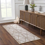 Nyla Bone & Tan Textured Performance Outdoor Rug - Clearance - Ornate Home