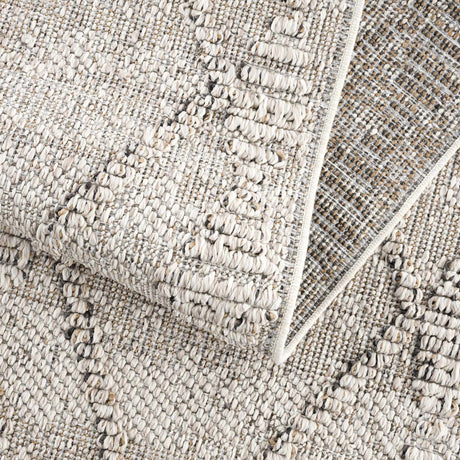 Nyla Bone Textured Performance Rug - Clearance - Ornate Home