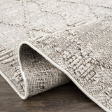 Nyla Bone Textured Performance Rug - Clearance - Ornate Home