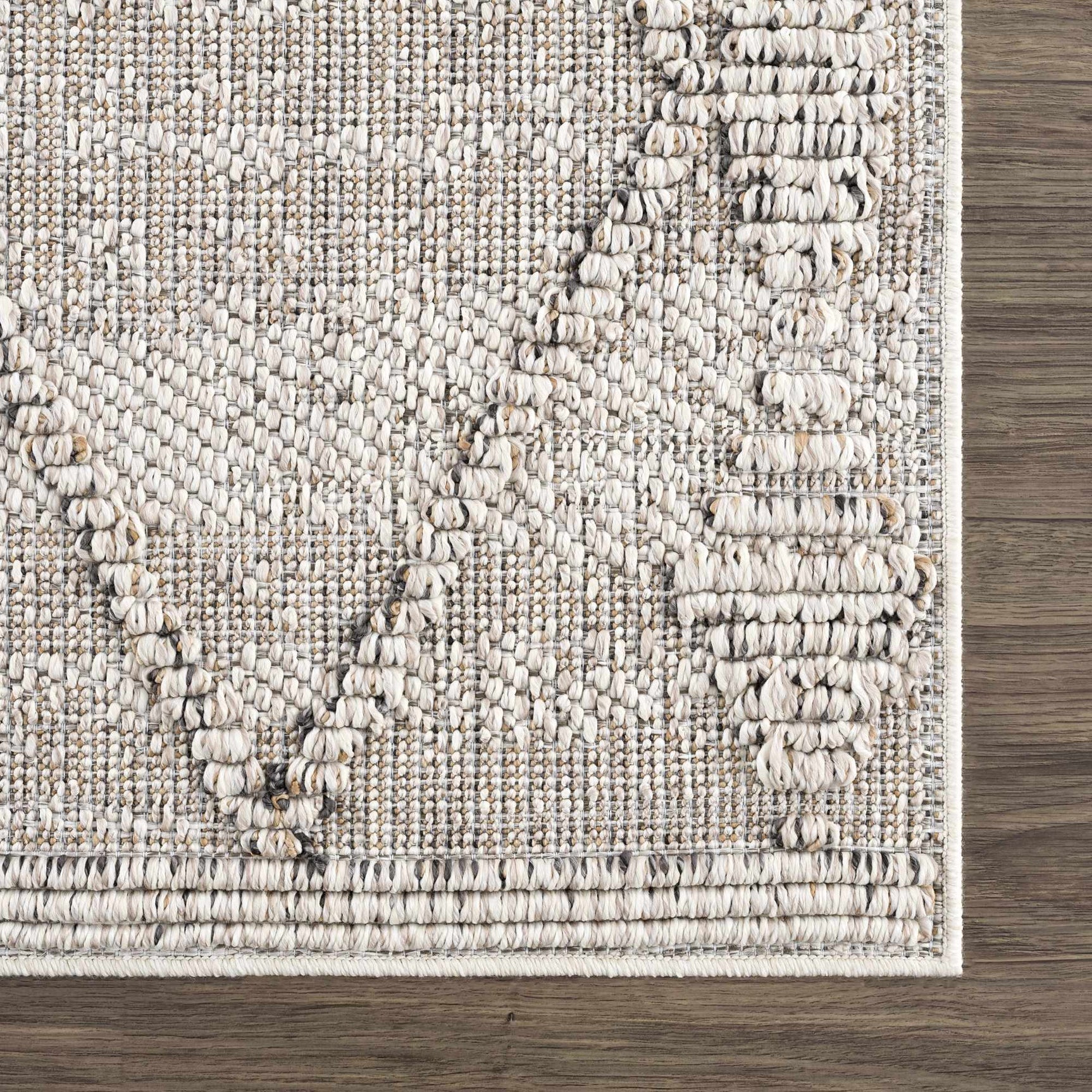 Nyla Bone Textured Performance Rug - Clearance - Ornate Home