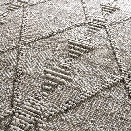 Nyla Bone Textured Performance Rug - Clearance - Ornate Home