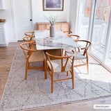 Nyla Bone Textured Performance Rug - Clearance - Ornate Home