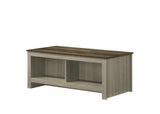 Nyla Gray Oak 43"W Coffee Table - Ornate Home