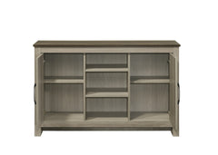 Nyla Gray Oak 47"W Console Table - Ornate Home