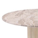 Nyla Light Natural Dining Table - Ornate Home
