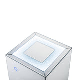 Nyoka Mirrored & Faux Gems Accent Table (LED) - Ornate Home