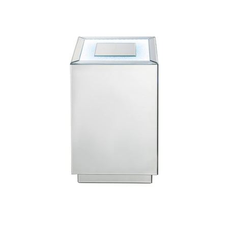 Nyoka Mirrored & Faux Gems Accent Table (LED) - Ornate Home