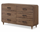 Nyomi Light Brown Panel Bedroom Set - Ornate Home