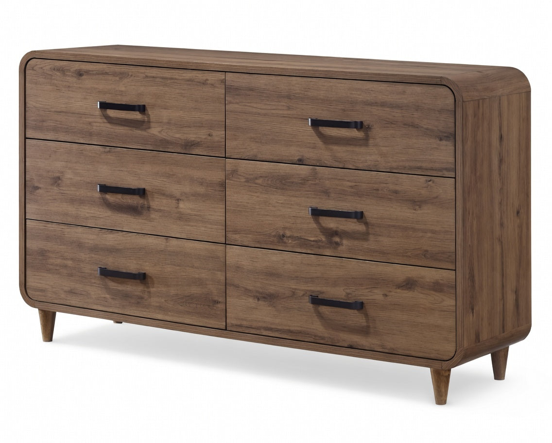 Nyomi Light Brown Panel Bedroom Set - Ornate Home