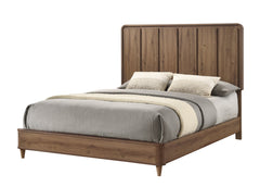 Nyomi Light Brown Queen Panel Bed - Ornate Home