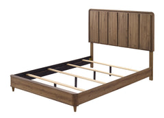 Nyomi Light Brown Queen Panel Bed - Ornate Home
