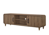 Nyomi Light Brown TV Stand - Ornate Home