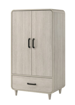 Nyomi White Armoire - Ornate Home