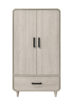 Nyomi White Armoire - Ornate Home