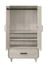 Nyomi White Armoire - Ornate Home
