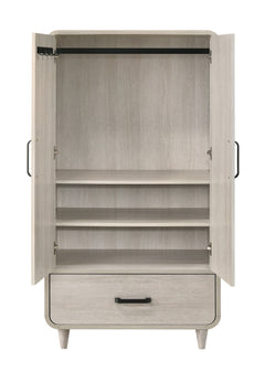 Nyomi White Armoire - Ornate Home