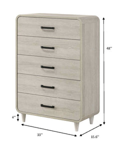 Nyomi White Panel Bedroom Set - Ornate Home