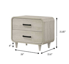 Nyomi White Panel Bedroom Set - Ornate Home