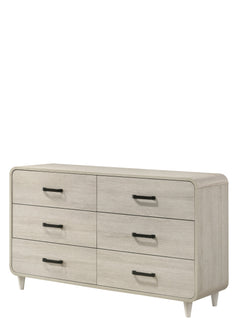 Nyomi White Upholstered Panel Bedroom Set - Ornate Home