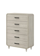 Nyomi White Upholstered Panel Bedroom Set - Ornate Home