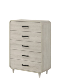 Nyomi White Upholstered Panel Bedroom Set - Ornate Home